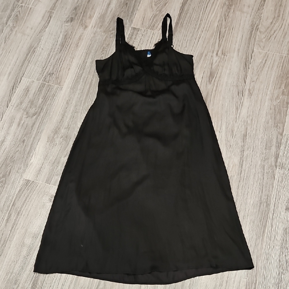 Old Navy Black Sheer Chemise